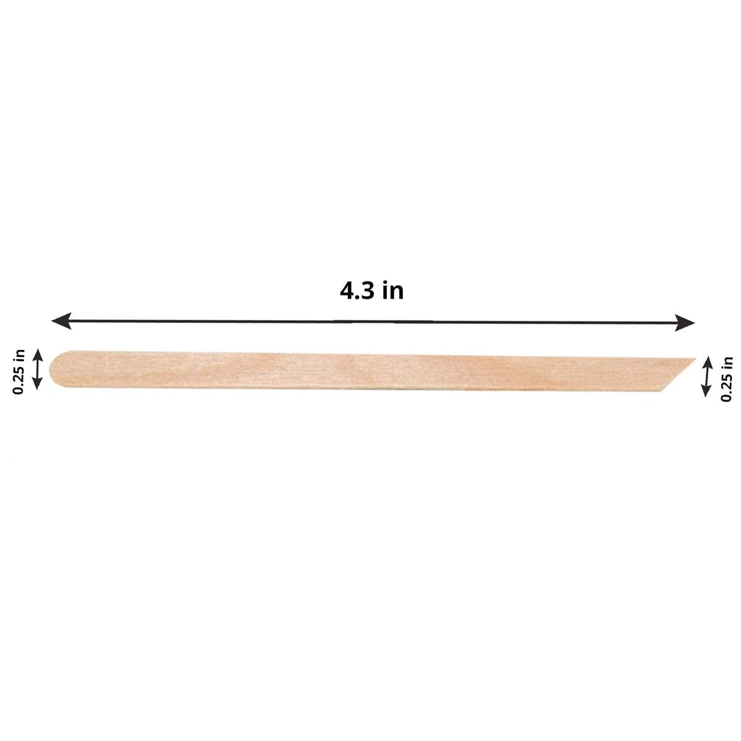 Tachibelle Wooden Wax Sticks - Body Eyebrow, Lip, Nose Small Waxing Applicator Sticks for Hair Removal and Smooth Skin Professional Spa - 2 in 1 (pointed and slanted) (Pack of 1000)