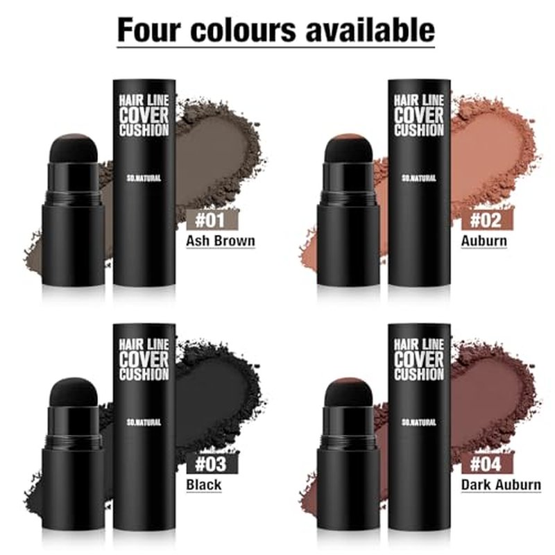 Boobeen Hairline Shadow Stick - Hair Root Concealer for Grey Hair