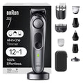 Braun Series 7 All-in-One Men's Grooming Kit 13-Piece Silver Set
