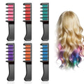 6 Color Washable Hair Chalk Comb Set for Kids & Adults
