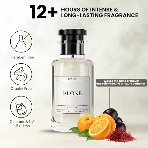 Klone Rouge Atlantic Eau de Parfum for Men 50ml - Long Lasting, Inspired by Rouge