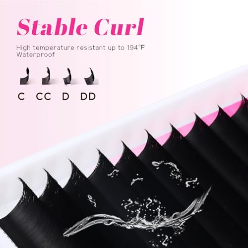 TDANCE Cashmere Easy Fan Lash Extensions D Curl 0.07mm 14-19mm