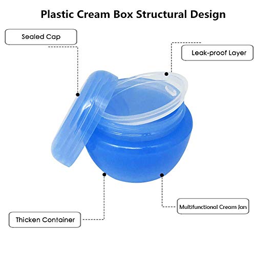 Cosywell Travel Containers Set 9-Piece Silicone & PP Jars TSA Approved