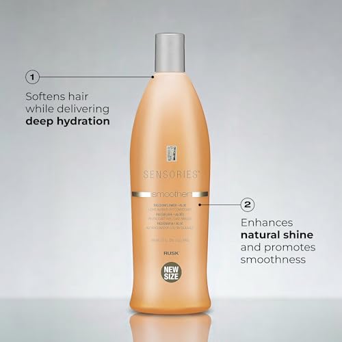 RUSK Sensories Passionflower & Aloe Leave-In Conditioner 35oz - Anti-Frizz, Moisture & Shine