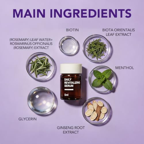 NUSPA Anti Hair Loss Serum with Ginseng & Rosemary - 13 Vials