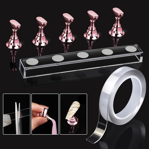 Teenitor 240pcs XXL Square Acrylic Nail Tips Kit with Charms & Brushes