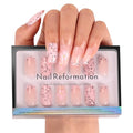 Nail Reformation Press On Nails Kit - Soft Pink Coffin Shape