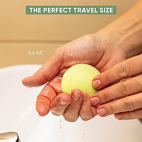 Terra Pure Travel Size Hotel Bar Soap 100 Count 0.6 oz Body Bars Guest Amenities for Hotels Vacation Rentals and Short Term Rentals Paraben Free Green Tea Scent Infused with Aloe and Olive Oil