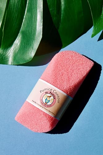 Mr. Pumice Contour PUMI Bar - Foot Scrubber & Callus Remover for Smooth Heels