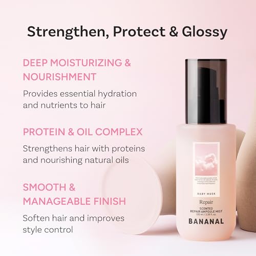 Korean Hair Serum Mist – Argan Oil & Silk Protein, 100ml