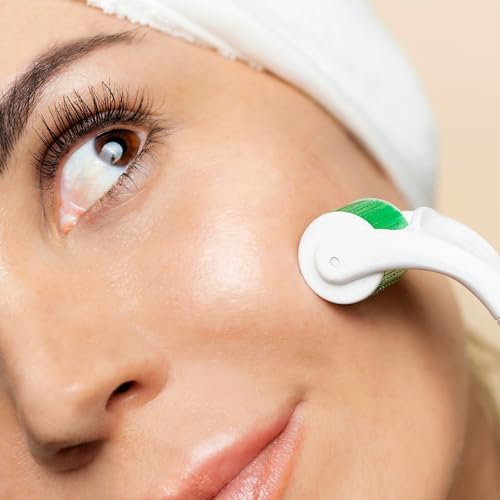 Sdara Derma Roller Microneedling Tool for Face, Hair & Beard