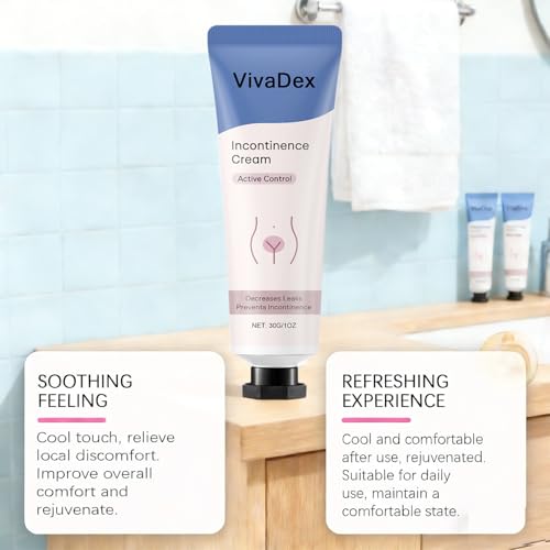 Incontinence Cream for Women,VivaDex Cream - Deep Hydration, Lightweight And Non-Greasy Formula,1oz/PCS (1pcs)
