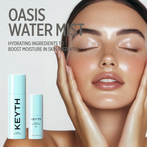KEYTH Oasis Water Mist (150ML, 5.07 FL.OZ.) / Moisturization, Skin Hydration, Soothing, Skin Barrier Strengthening, Cactus Stem Extract, 14 Vitamins
