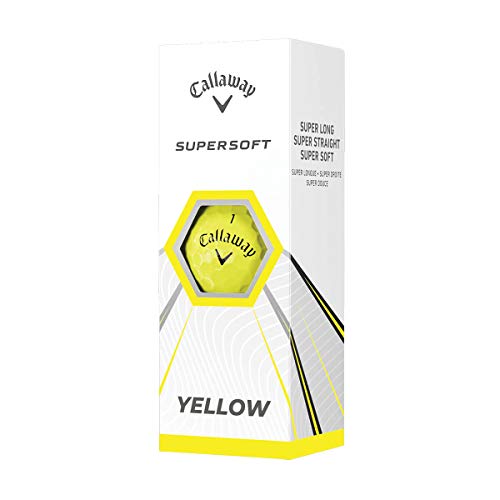 Callaway Golf Supersoft Golf Balls (2021 Version, Yellow)