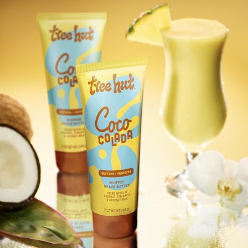Tree Hut Coco Colada Whipped Shave Butter - Tropical Scent, 7 Fl Oz