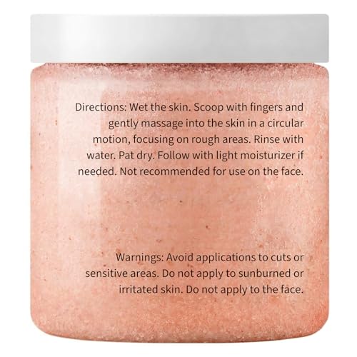 Himalayan Salt Body Scrub with Almond Oil, 10 oz