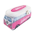 BRISA VW Collection - Volkswagen Neoprene Universal Makeup Cosmetics Toiletry Travel Pharmacy Bag in T1 Bus Design (Pink/Large) (Small (9.1 x 4.3 x 3.1 inches))