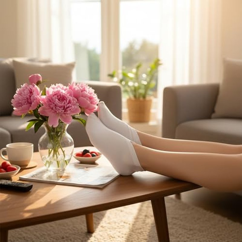 3 Pairs Moisturizing Socks for Overnight Foot Care