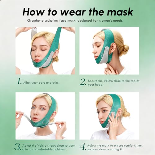 LAOYABB V Line Lifting Mask - Adjustable Double Chin Reducer