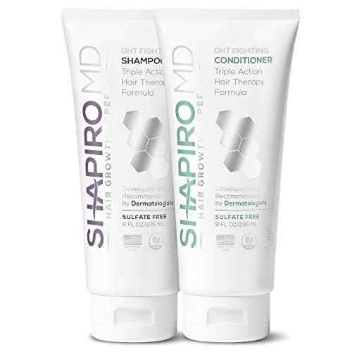 Shapiro MD Hair Loss Shampoo & Conditioner | DHT Fighting Formula