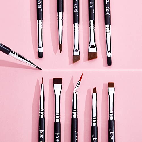 Jessup Professional Makeup Brushes: Eyeliner T324, Lip T325, Eyebrow T326 Brush Set