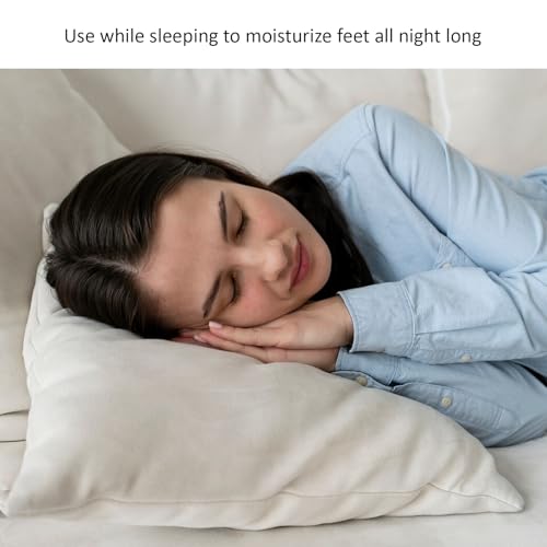 Aloe Infused Fuzzy Moisturizing Socks for Dry Cracked Feet (4 Pairs)