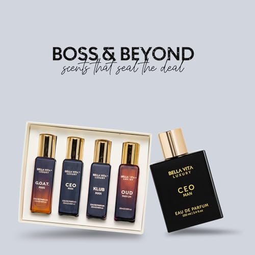 BellaVita Luxury CEO Man Cologne Gift Set for Men