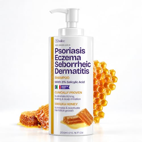 Shailee Psoriasis Shampoo for Eczema & Folliculitis - Manuka Honey 6.76 fl oz