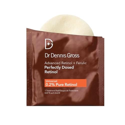 Dr Dennis Gross Advanced Retinol + Ferulic Perfectly Dosed Treatments (Universal 0.2%), 8 Pack