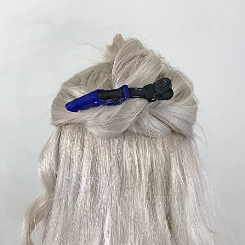 Mixed Hair Clips for Women Wide Teeth & Double-Hinged Styling Sectioning Clips - 10 Pack