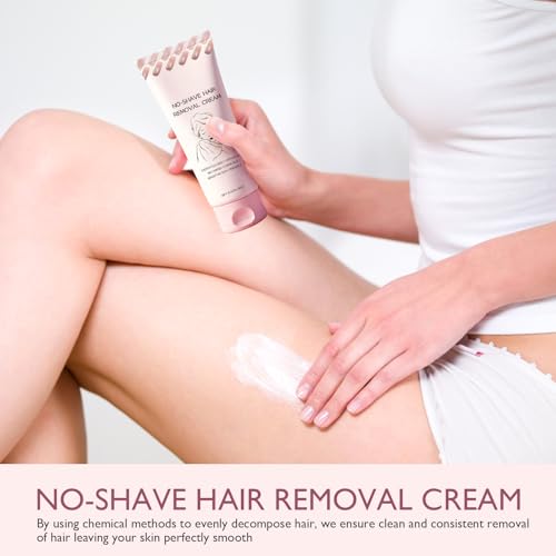 New No Shave Hair Removal Cream,Fast and Gentle, Suitable for Sensitive Skin, Fast and Gentle, Moisturizes and Nurtures Skin, Leaving it Soft and Protected after Hair Removal
