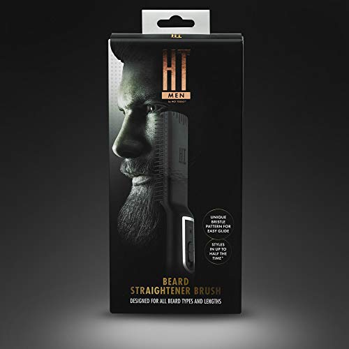 Hot Tools Men¡¯s Beard Straightener Brush| For a Smooth Finish