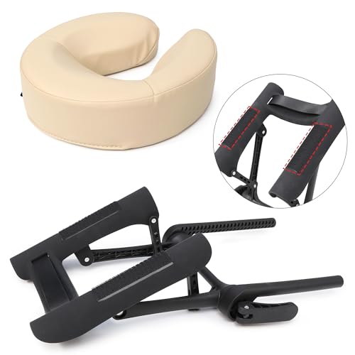 Master Massage Universal Headrest Face Cushion ? Professional Face Pillow for Massage Tables & Chairs, Spa Therapy, Beauty Treatment Sleep Cream