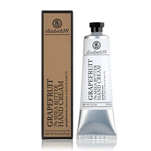 elizabethW, Grapefruit, Hand Cream, 3.3 Ounces, White, 26466