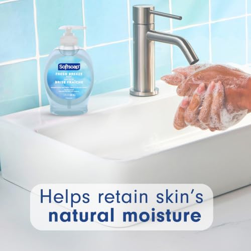 Softsoap Liquid Hand Soap, Fresh Breeze - 7.5 Fl Oz (Pack of 6)
