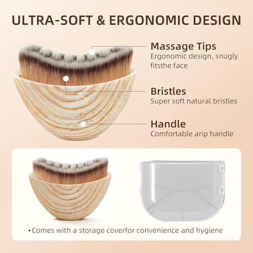 Lymphatic Contour Face Brush - 2 PCS Anti-Puffiness Massager