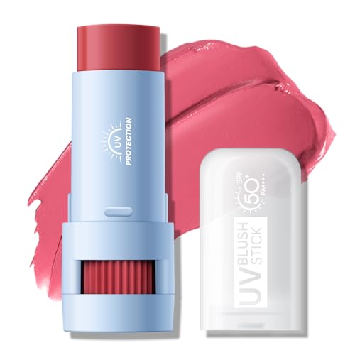 SPF 50 Blush Stick for Lips & Cheeks - Multi-Color Balm