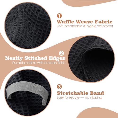 Microfiber Hair Towel Wrap 2 Pack – Fast Drying, All Hair Types