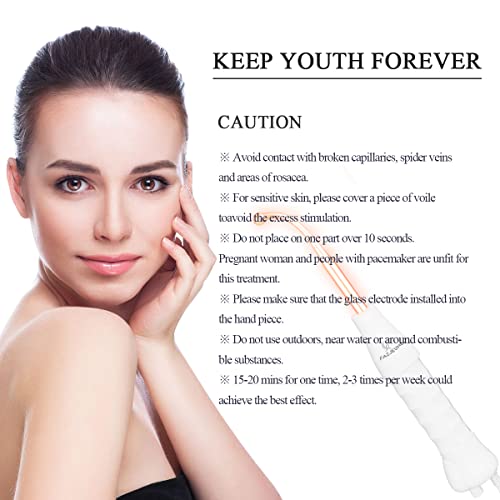 FAZJEUNE High Frequency Facial Wand - Skin Care Tool Kit