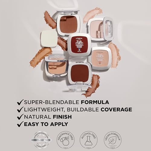 L'Oreal Paris True Match Super Blendable Oil-Free Powder Foundation N2 Light 0.33 oz - Variation of THIS listing
