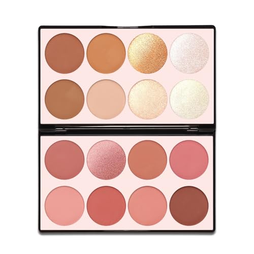 16 Colors Contour Makeup Palette - Blush, Bronzer & Highlighter