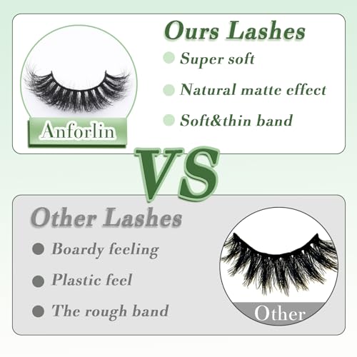 Fluffy 3D Volume Lashes 20-25MM D Curl Mixed 4 Styles 20 Pairs