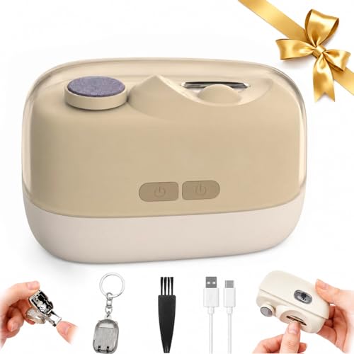 Colefoy 2-in-1 Electric Nail Clipper with Polishing & LED Light