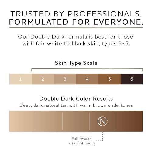 Norvell Premium Spray Tan Solution Double Dark 34 fl oz ? Professional Sunless Tanning Formula for Deep Rich Bronze, Streak-Free, Fast-Drying, Long-Lasting Sunless Color