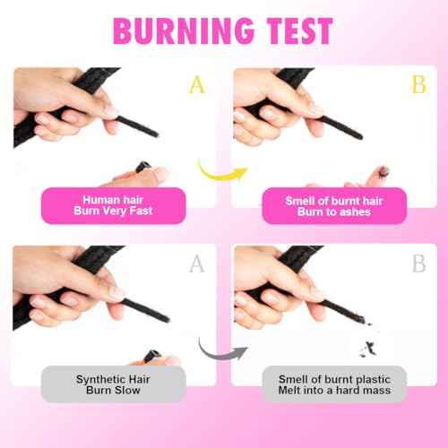 Curly Loc Extensions Human Hair, 20 Strands 10 inch 0.4CM brown Dreadlock Extensions Human Hair