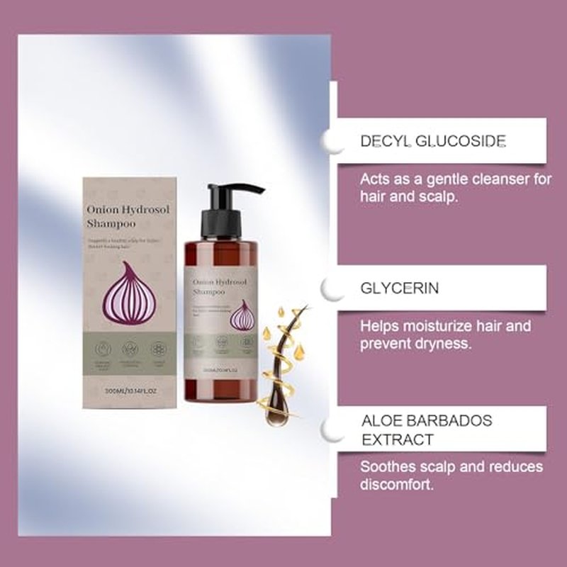 300ml Onion Hydrosol Shampoo for Men & Women