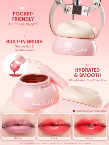 SHEGLAM Hydra Jelly Pocket Lip Gloss - Guava Glow