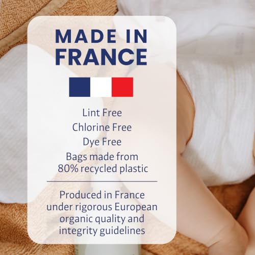 Propre Baby XL Organic Cotton Pads 2-Pack 120ct - Biodegradable, Lint-Free for Baby & Adult Care