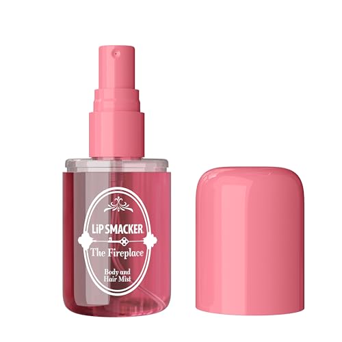 Lip Smacker Hair & Body Mist - Caramel ¡°The Fireplace¡± Holiday Edition - Warm Winter Scented Spray, Perfect Holiday Gift