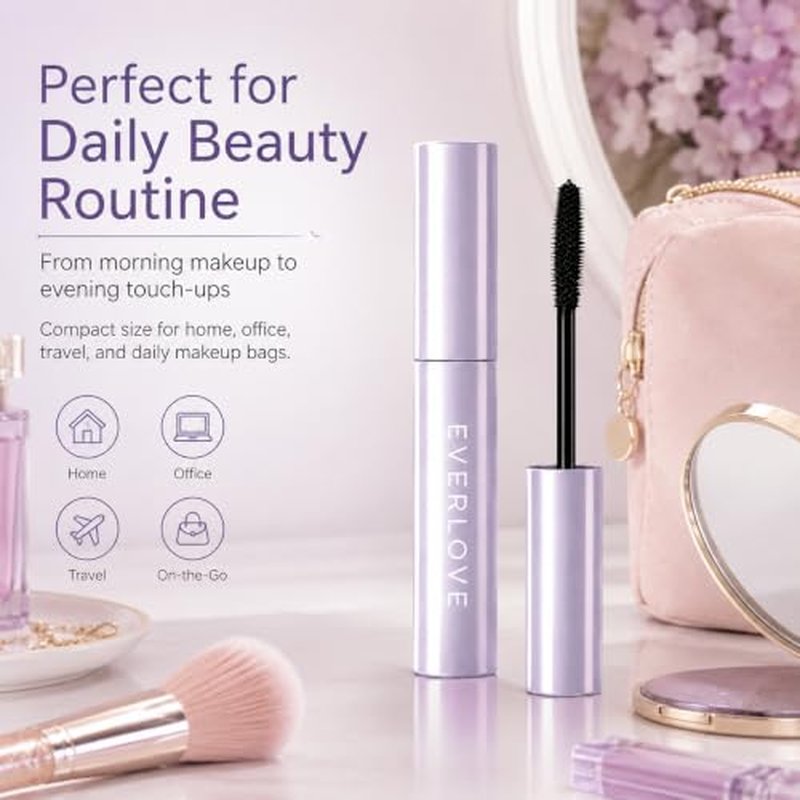 Facelove Mascara for Older Women - Lavender Tube, Precision Brush